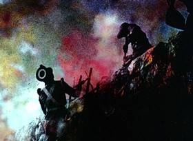 Screenshots from the 1968 Warner Bros. cartoon The Door