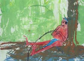 Screenshots from the 1968 Warner Bros. cartoon The Door