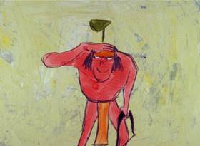 Screenshots from the 1968 Warner Bros. cartoon The Door