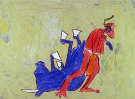 Screenshots from the 1968 Warner Bros. cartoon The Door