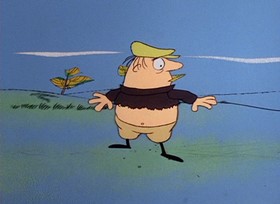 Screenshots from the 1968 DePatie Freleng cartoon Sky Blue Pink