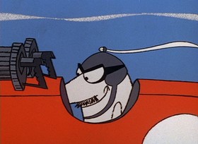 Screenshots from the 1968 DePatie Freleng cartoon Sky Blue Pink