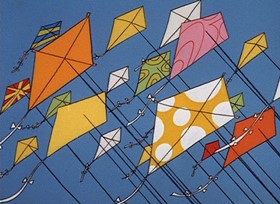 Screenshots from the 1968 DePatie Freleng cartoon Sky Blue Pink