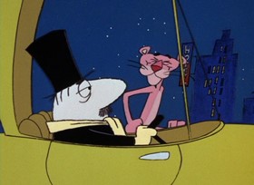 Screenshots from the 1968 DePatie Freleng cartoon Pinkadilly Circus