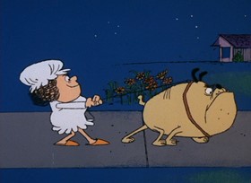 Screenshots from the 1968 DePatie Freleng cartoon Pinkadilly Circus