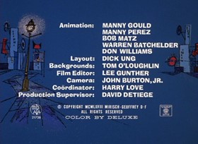 Screenshots from the 1968 DePatie Freleng cartoon Pinkadilly Circus