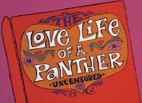 Screenshots from the 1968 DePatie Freleng cartoon Psychedelic Pink