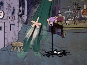 Screenshots from the 1968 DePatie Freleng cartoon Transylvania Mania