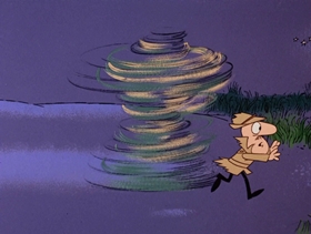 Screenshots from the 1968 DePatie Freleng cartoon Transylvania Mania