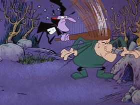 Screenshots from the 1968 DePatie Freleng cartoon Transylvania Mania