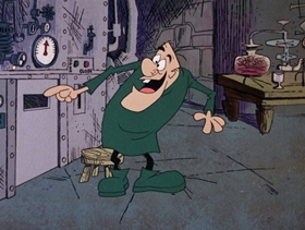 Screenshots from the 1968 DePatie Freleng cartoon Transylvania Mania