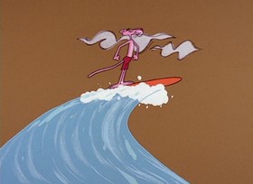 Screenshots from the 1968 DePatie Freleng cartoon Come on In! The Water