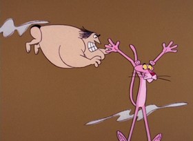 Screenshots from the 1968 DePatie Freleng cartoon Come on In! The Water