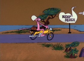 Screenshots from the 1968 DePatie Freleng cartoon Come on In! The Water