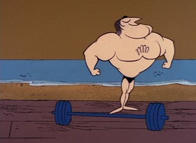 Screenshots from the 1968 DePatie Freleng cartoon Come on In! The Water