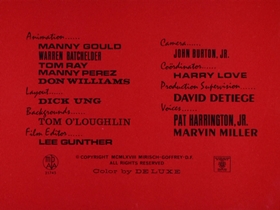 Screenshots from the 1968 DePatie Freleng cartoon Bear De Guerre