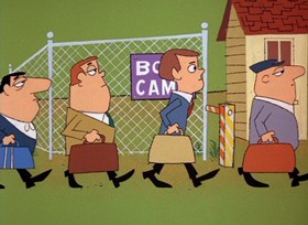 Screenshots from the 1968 DePatie Freleng cartoon G.I. Pink