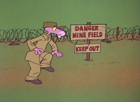 Screenshots from the 1968 DePatie Freleng cartoon G.I. Pink