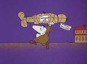 Screenshots from the 1968 DePatie Freleng cartoon G.I. Pink