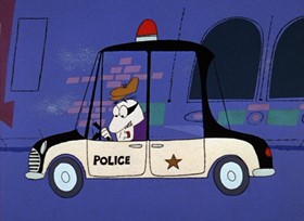 Screenshots from the 1968 DePatie Freleng cartoon Lucky Pink