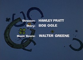 Screenshots from the 1968 DePatie Freleng cartoon Lucky Pink