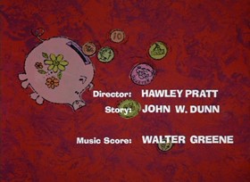 Screenshots from the 1968 DePatie Freleng cartoon The Pink Quarterback