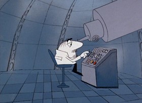 Screenshots from the 1968 DePatie Freleng cartoon Twinkle, Twinkle Little Pink