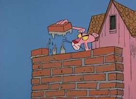 Screenshots from the 1968 DePatie Freleng cartoon Twinkle, Twinkle Little Pink