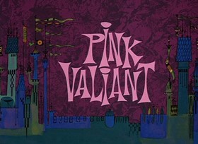 Screenshots from the 1968 DePatie Freleng cartoon Pink Valiant