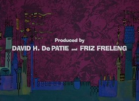 Screenshots from the 1968 DePatie Freleng cartoon Pink Valiant