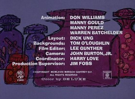 Screenshots from the 1968 DePatie Freleng cartoon The Pink Pill