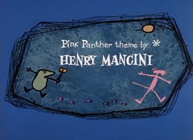 Screenshots from the 1968 DePatie Freleng cartoon Prehistoric Pink