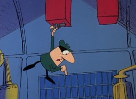 Screenshots from the 1968 DePatie Freleng cartoon Pink in the Clink