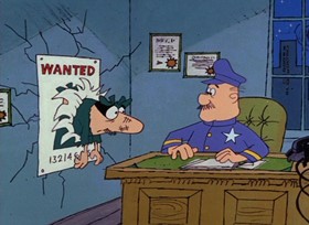 Screenshots from the 1968 DePatie Freleng cartoon Pink in the Clink