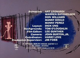 Screenshots from the 1968 DePatie Freleng cartoon Pink in the Clink