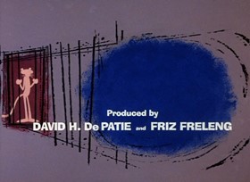 Screenshots from the 1968 DePatie Freleng cartoon Pink in the Clink