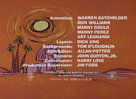 Screenshots from the 1968 DePatie Freleng cartoon Pink Sphinx