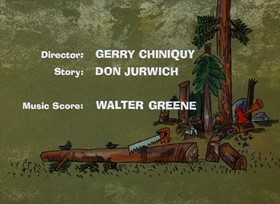 Screenshots from the 1968 DePatie Freleng cartoon Pink is a Many Splintered Thing