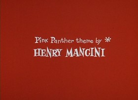 Screenshots from the 1968 DePatie Freleng cartoon The Pink Package Plot