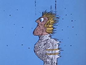 Screenshots from the 1968 DePatie Freleng cartoon Hawks and Doves