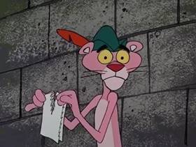 Screenshots from the 1968 DePatie Freleng cartoon Pinkcome Tax