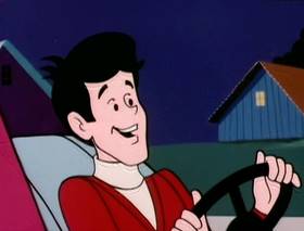 Screenshots from the 1969 Filmation cartoon The Fairy Godmother