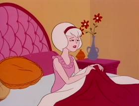 Screenshots from the 1969 Filmation cartoon The Fairy Godmother