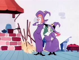 Screenshots from the 1969 Filmation cartoon The Fairy Godmother