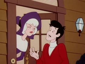 Screenshots from the 1969 Filmation cartoon The Fairy Godmother