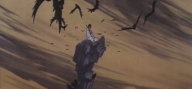 Screenshots from the 1969 TMS Entertainment cartoon Lupin III: Pilot Film