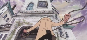 Screenshots from the 1969 TMS Entertainment cartoon Lupin III: Pilot Film