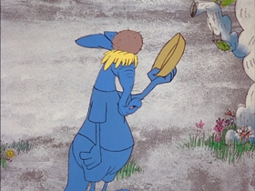 Screenshots from the 1969 DePatie Freleng cartoon The Ant and the Aardvark