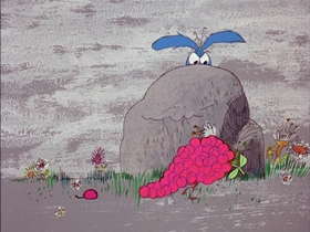 Screenshots from the 1969 DePatie Freleng cartoon The Ant and the Aardvark