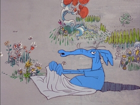 Screenshots from the 1969 DePatie Freleng cartoon The Ant and the Aardvark